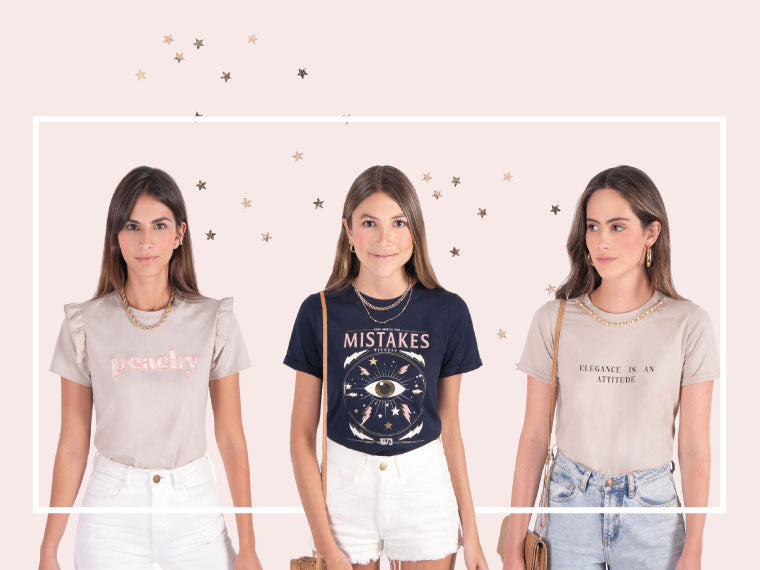Tipos de estampados de camisetas que no te pueden faltar