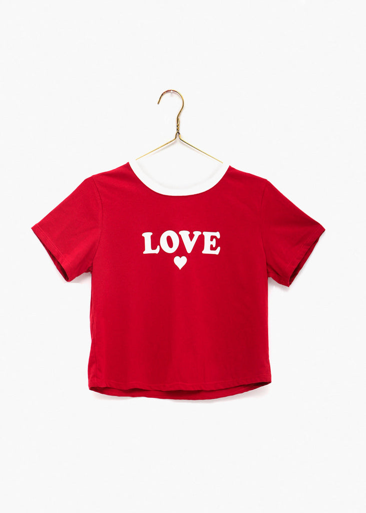 Camiseta estampada "Love" para mujer - Flashy