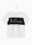 Camiseta estampada "Rue Cremiere" para mujer flashy