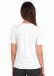 Camiseta estampada "Rue Cremiere" para mujer flashy