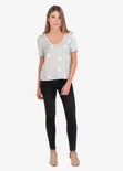 Camiseta estampada estrellas para mujer - Flashy
