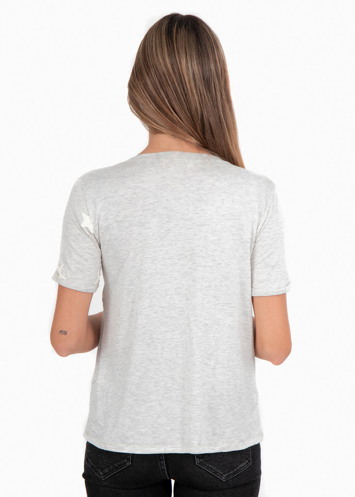 Camiseta estampada estrellas para mujer - Flashy