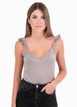 Blusa de tiras con boleros para mujer - Flashy