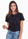 Camiseta estampada estrellas para mujer - Flashy
