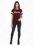 Camiseta estampada "Frenchy" para mujer - Flashy