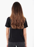 Camiseta estampada "Amour" color negro para mujer - Flashy