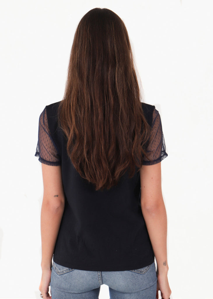 Camiseta estampada "Stay Classy" para mujer flashy