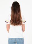Camiseta estampada "Honey" color blanco para mujer - Flashy