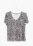 Camiseta estampada leopardo para mujer - Flashy