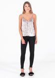 Blusa tiras velvet para mujer - Flashy