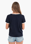 Camiseta estampada "Sassy" para mujer - Flashy