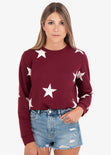 Buso con estampado de estrellas para mujer - Flashy