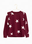 Buso con estampado de estrellas para mujer - Flashy