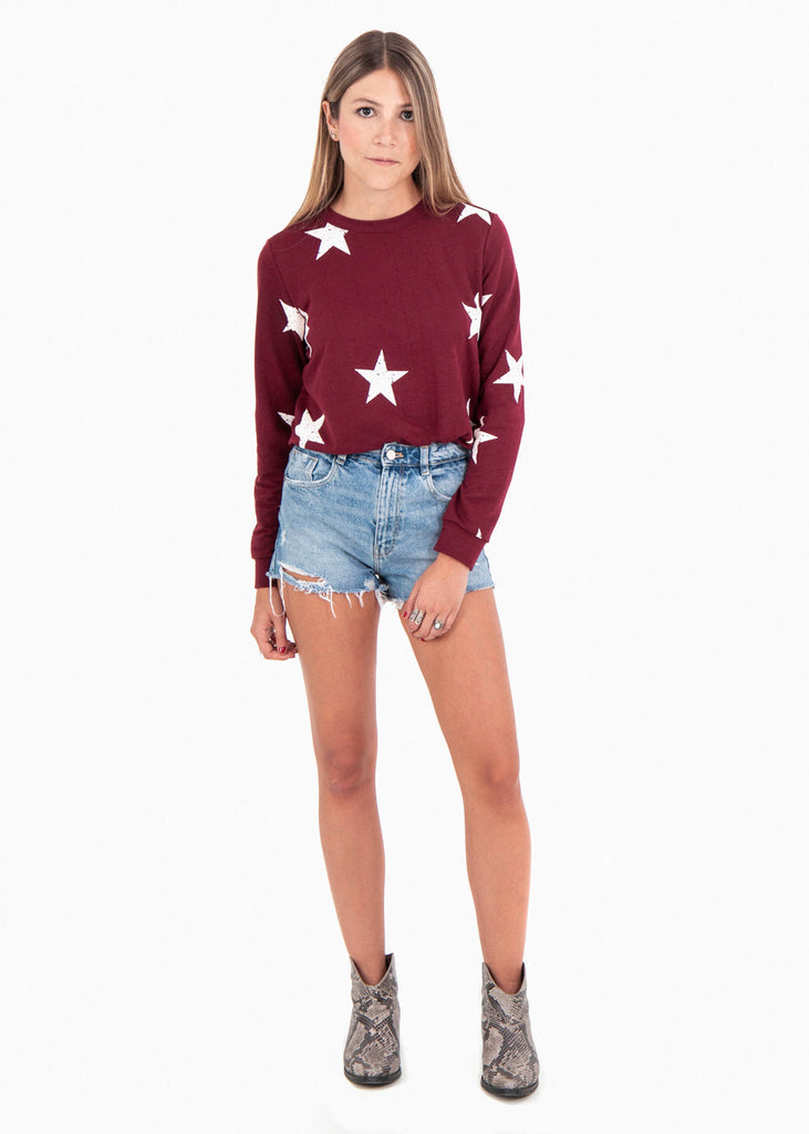 Buso con estampado de estrellas para mujer - Flashy