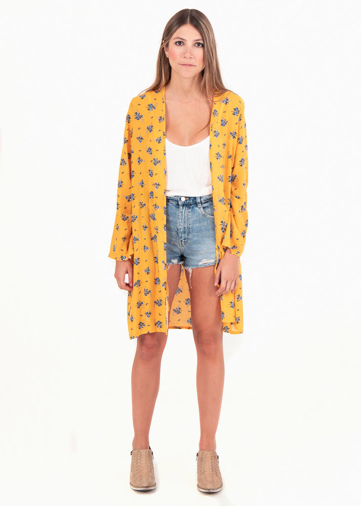 Kimono estampado flores para mujer - Flashy