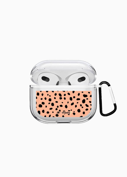 Animal print leopardo rosado airpods case para mujer - Flashy