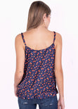 Blusa con estampado de flores y boleros para mujer - Flashy