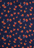 Blusa con estampado de flores y boleros para mujer - Flashy