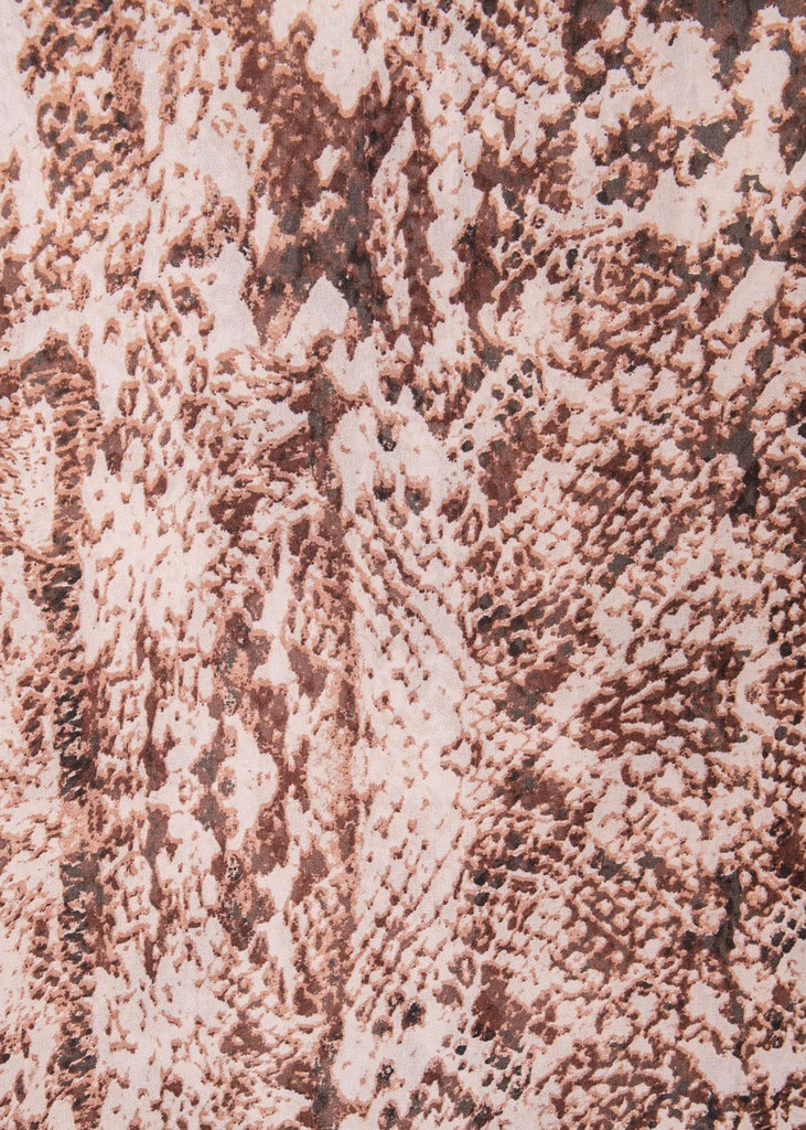 Blusa con estampado de pitón para mujer - Flashy