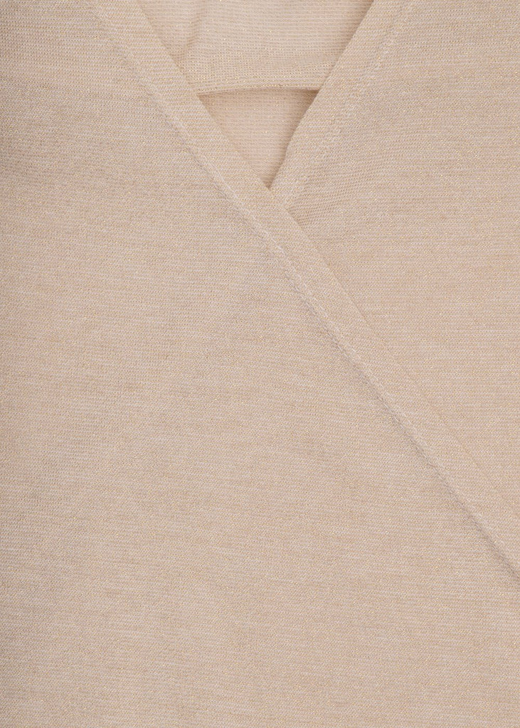 Blusa cruzada con hombreras para mujer - Flashy