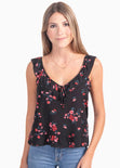 Blusa de flores con bolero para mujer - Flashy