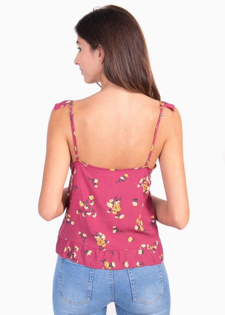 Blusa de flores con bolero para mujer - Flashy