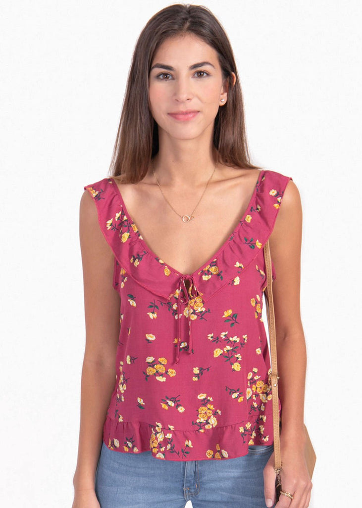 Blusa de flores con bolero para mujer - Flashy