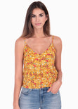 Blusa de flores con boleros para mujer - Flashy