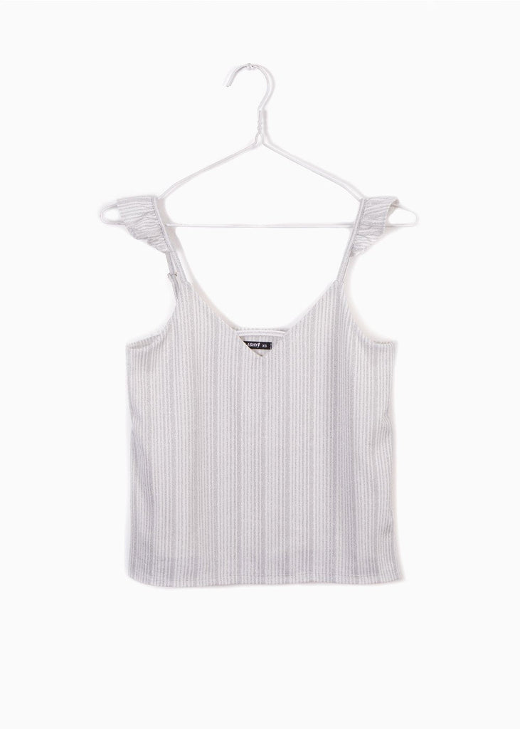 Blusa de tiras con boleros y detalle en escote para mujer - Flashy
