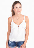 Blusa de tiras con bolillo para mujer - Flashy