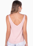 Blusa de tiras con detalle de encaje para mujer - Flashy