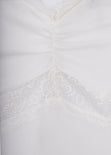 Blusa de tiras con encaje y recogido en escote para mujer - Flashy