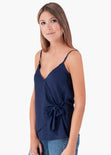 Blusa de tiras cruzada para mujer - Flashy
