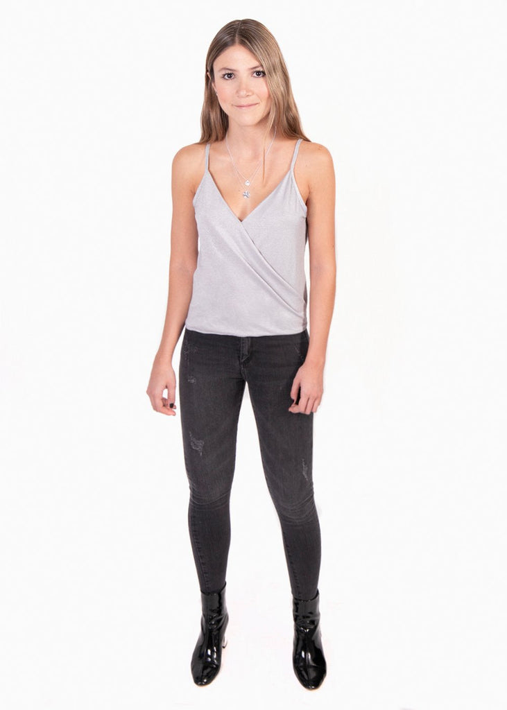 Blusa de tiras cruzada para mujer - Flashy
