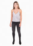 Blusa de tiras cruzada para mujer - Flashy