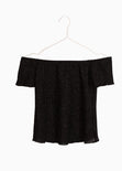 Blusa off shoulder con brillo para mujer - Flashy