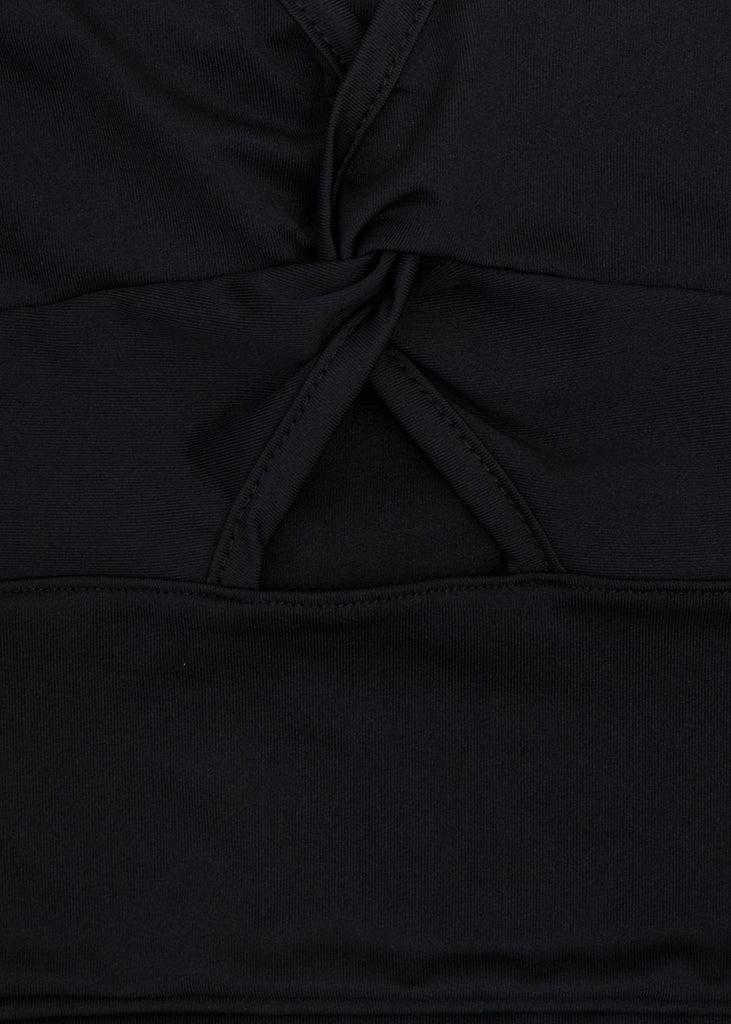 Bra top negro para mujer - Flashy