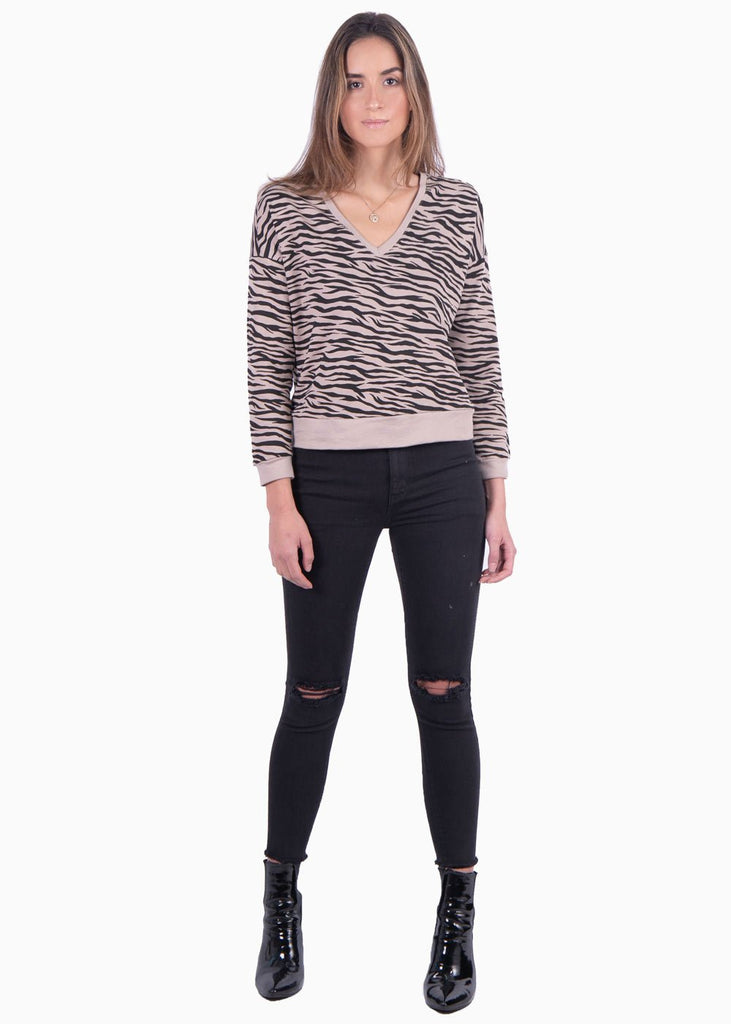 Buso con estampado de animal print para mujer - Flashy