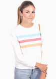 Buso estampada rayas para mujer - Flashy
