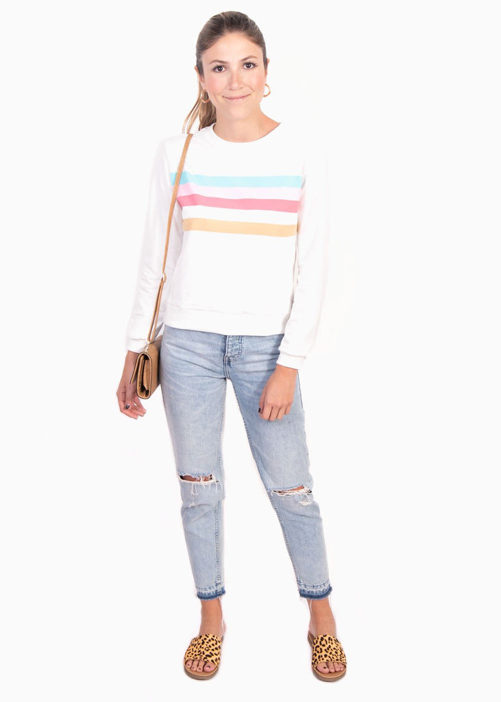 Buso estampada rayas para mujer - Flashy
