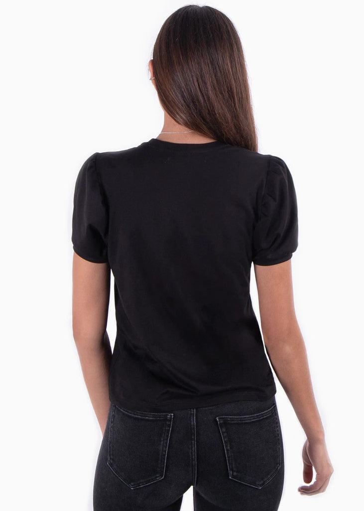 Camiseta con aplique "Oops" para mujer - Flashy