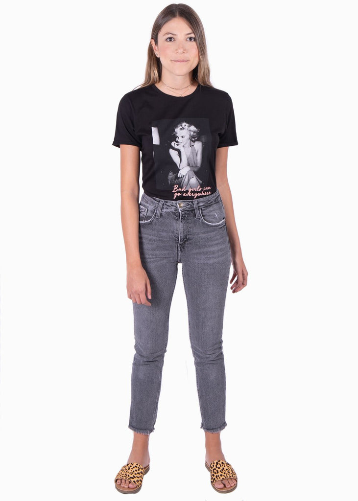 Camiseta estampada "Marilyn Monroe" para mujer - Flashy