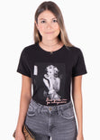 Camiseta estampada "Marilyn Monroe" para mujer - Flashy