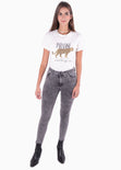 Camiseta estampada leopardo "Paradise" para mujer - Flashy