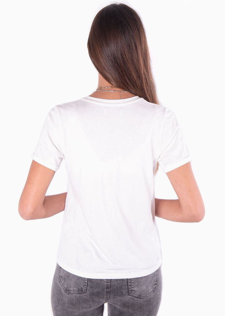 Camiseta estampada leopardo "Paradise" para mujer - Flashy