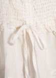 Crop top de tiras con recogido para mujer - Flashy