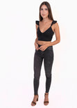 Crop top tiras con boleros para mujer - Flashy