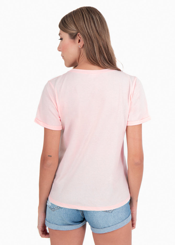 Camiseta estampada "Peachy" para mujer - Flashy