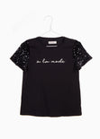 Camiseta estampada "a la mode" para mujer - Flashy