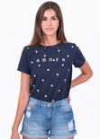 Camiseta estampada "Amore" para mujer - Flashy